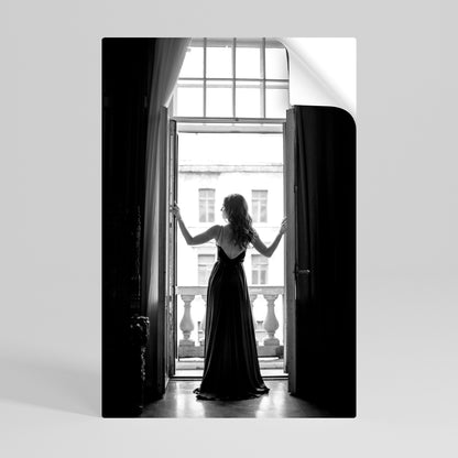 WINDOW TO WONDERS Peel and Stick Vertical Poster