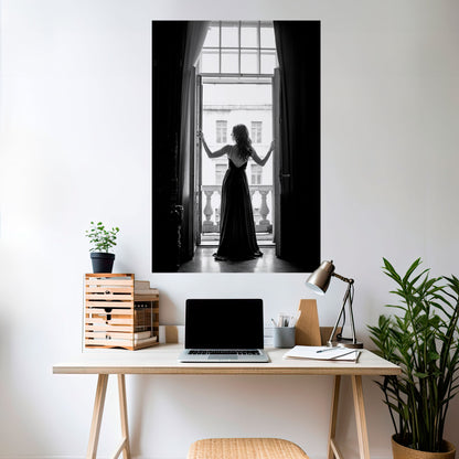 WINDOW TO WONDERS Peel and Stick Vertical Poster