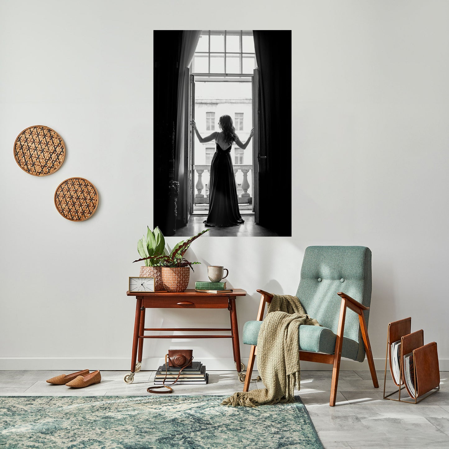 WINDOW TO WONDERS Peel and Stick Vertical Poster