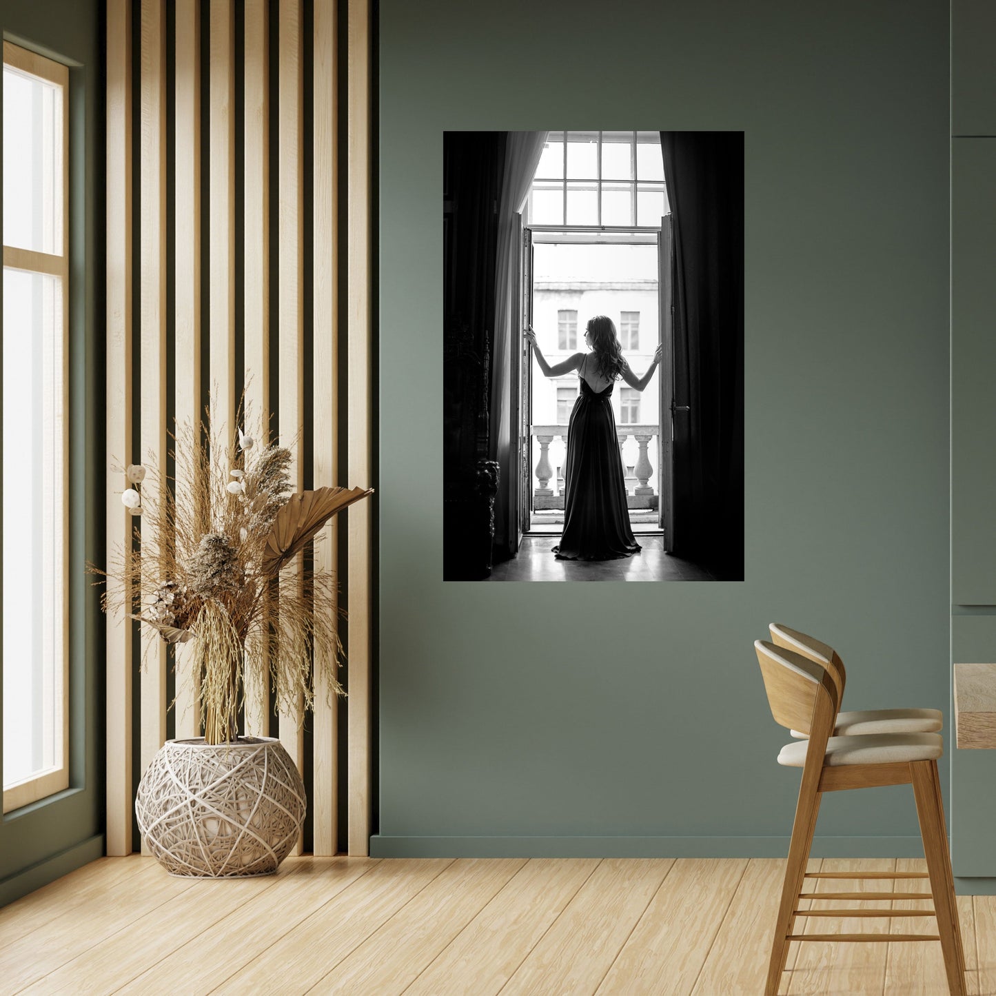 WINDOW TO WONDERS Peel and Stick Vertical Poster