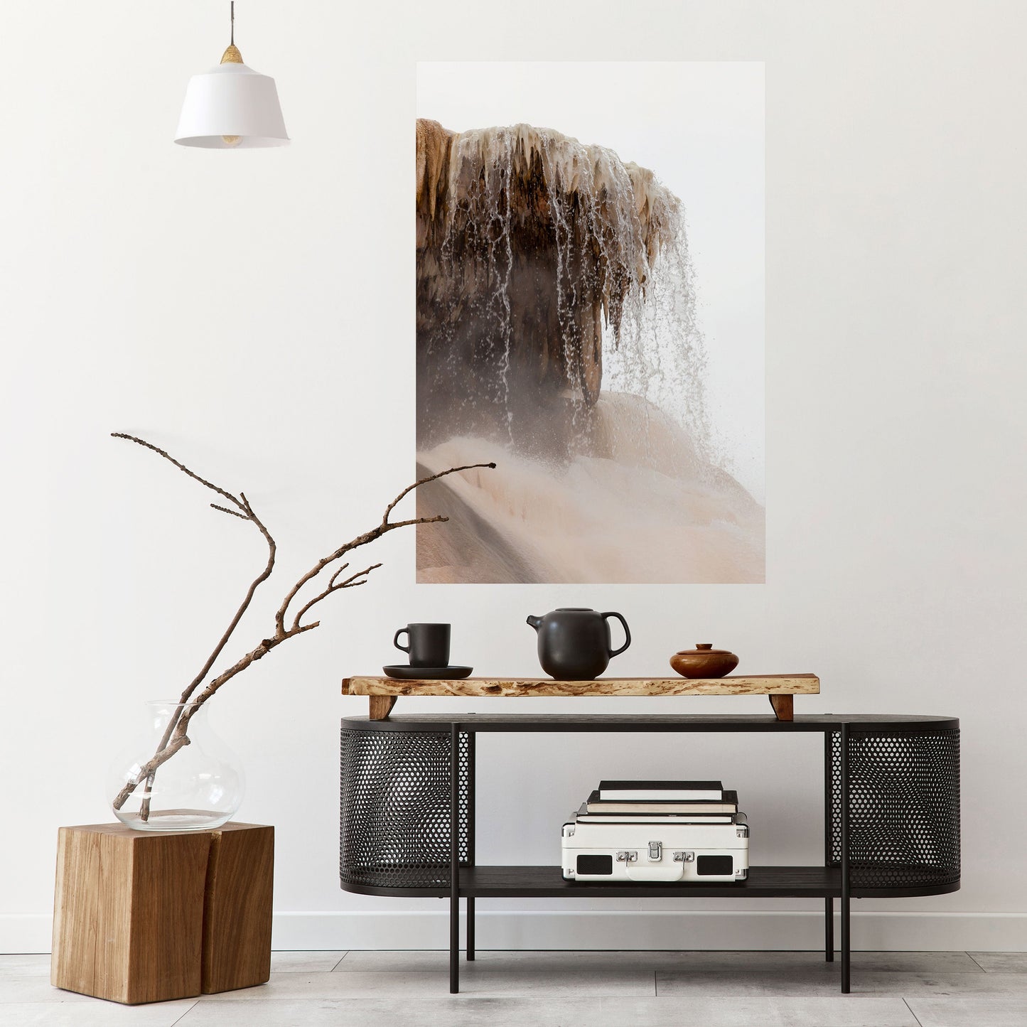 MAMMOTH HOT SPRINGS Peel and Stick Vertical Poster