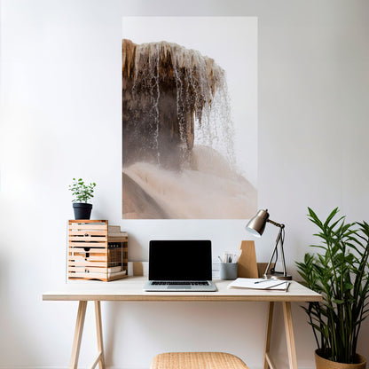 MAMMOTH HOT SPRINGS Peel and Stick Vertical Poster