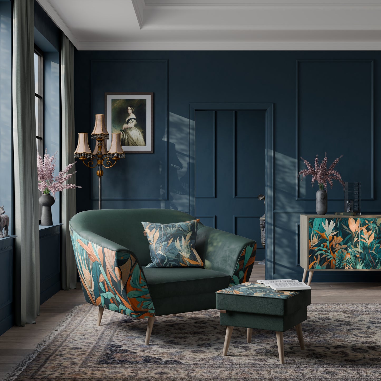 FLORAL SERENITY AURORA Poltrona