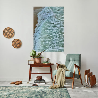 WAVES OF TIME Peel and Stick Vertical Poster