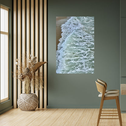 WAVES OF TIME Peel and Stick Vertical Poster