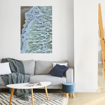 WAVES OF TIME Peel and Stick Vertical Poster