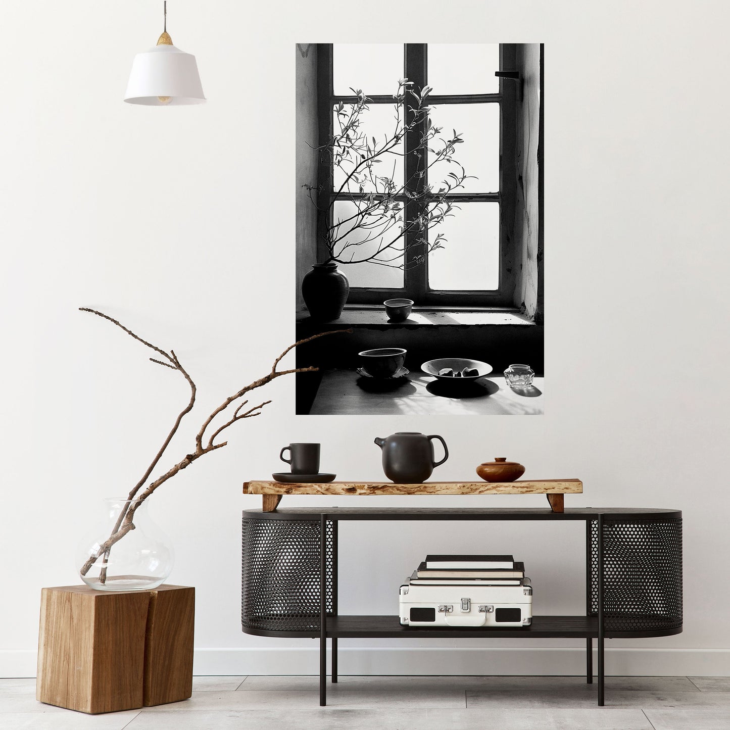 WHISPERING WINDOW LIGHT Peel and Stick Vertical Poster