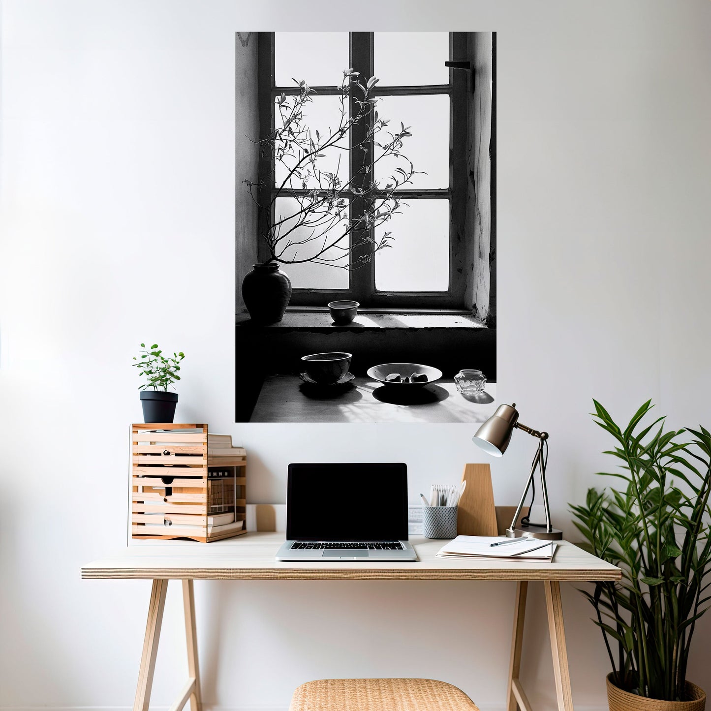 WHISPERING WINDOW LIGHT Peel and Stick Vertical Poster
