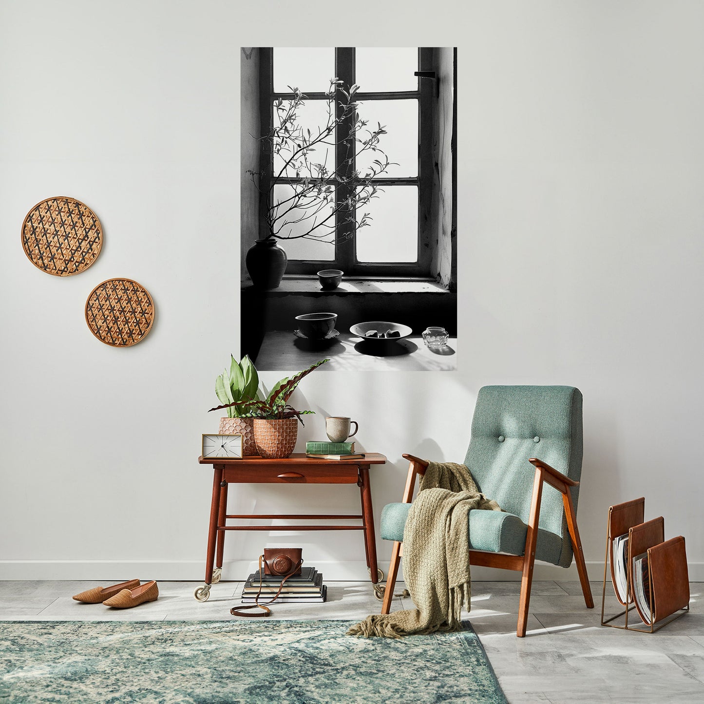 WHISPERING WINDOW LIGHT Peel and Stick Vertical Poster