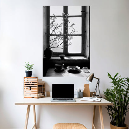 WHISPERING WINDOW LIGHT Peel and Stick Vertical Poster