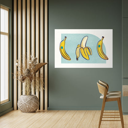 Poster orizzontale stacca e attacca BOLD BANANA BOUQUET