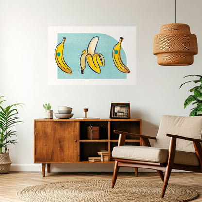 Poster orizzontale stacca e attacca BOLD BANANA BOUQUET