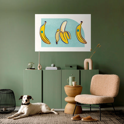 Poster orizzontale stacca e attacca BOLD BANANA BOUQUET