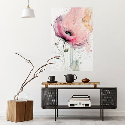 VIVID TRANQUILITY Peel and Stick Vertical Poster