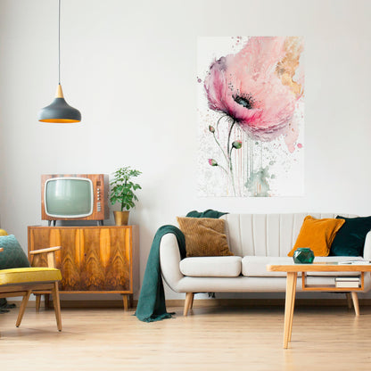 VIVID TRANQUILITY Peel and Stick Vertical Poster