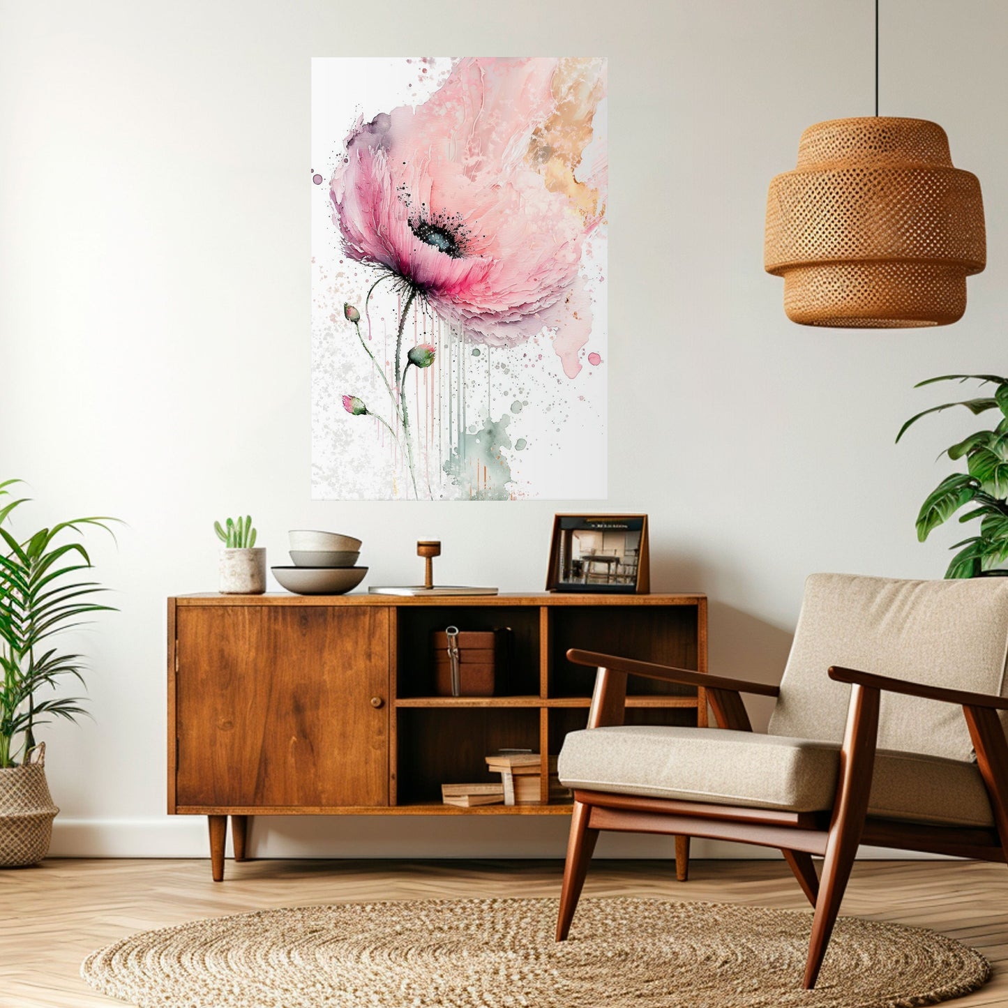 VIVID TRANQUILITY Peel and Stick Vertical Poster