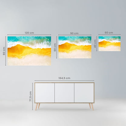 TRILOGY OF TIDES Peel and Stick Horizontal Poster