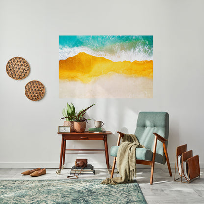 TRILOGY OF TIDES Peel and Stick Horizontal Poster