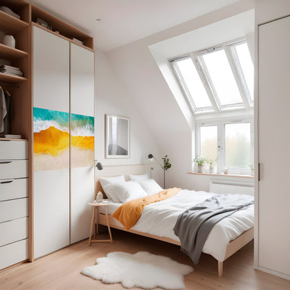 TRILOGY OF TIDES Peel and Stick Horizontal Poster