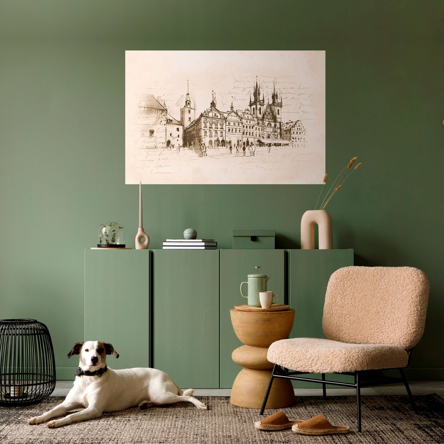 WHISPERS OF ARCHITECTURE Peel and Stick Horizontal Poster