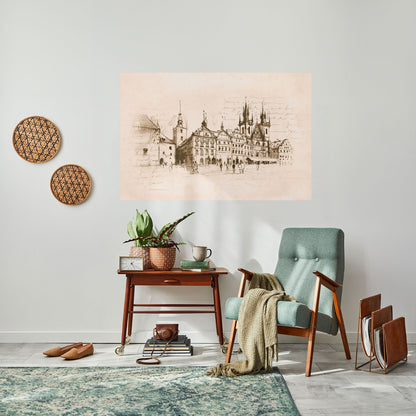 WHISPERS OF ARCHITECTURE Peel and Stick Horizontal Poster