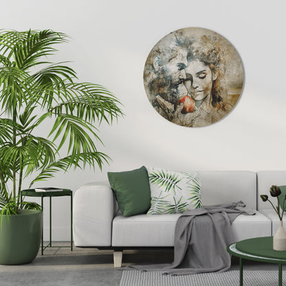 WHISPERS OF TEMPTATION Round Wall Art