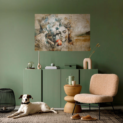 WHISPERS OF TEMPTATION Peel and Stick Horizontal Poster