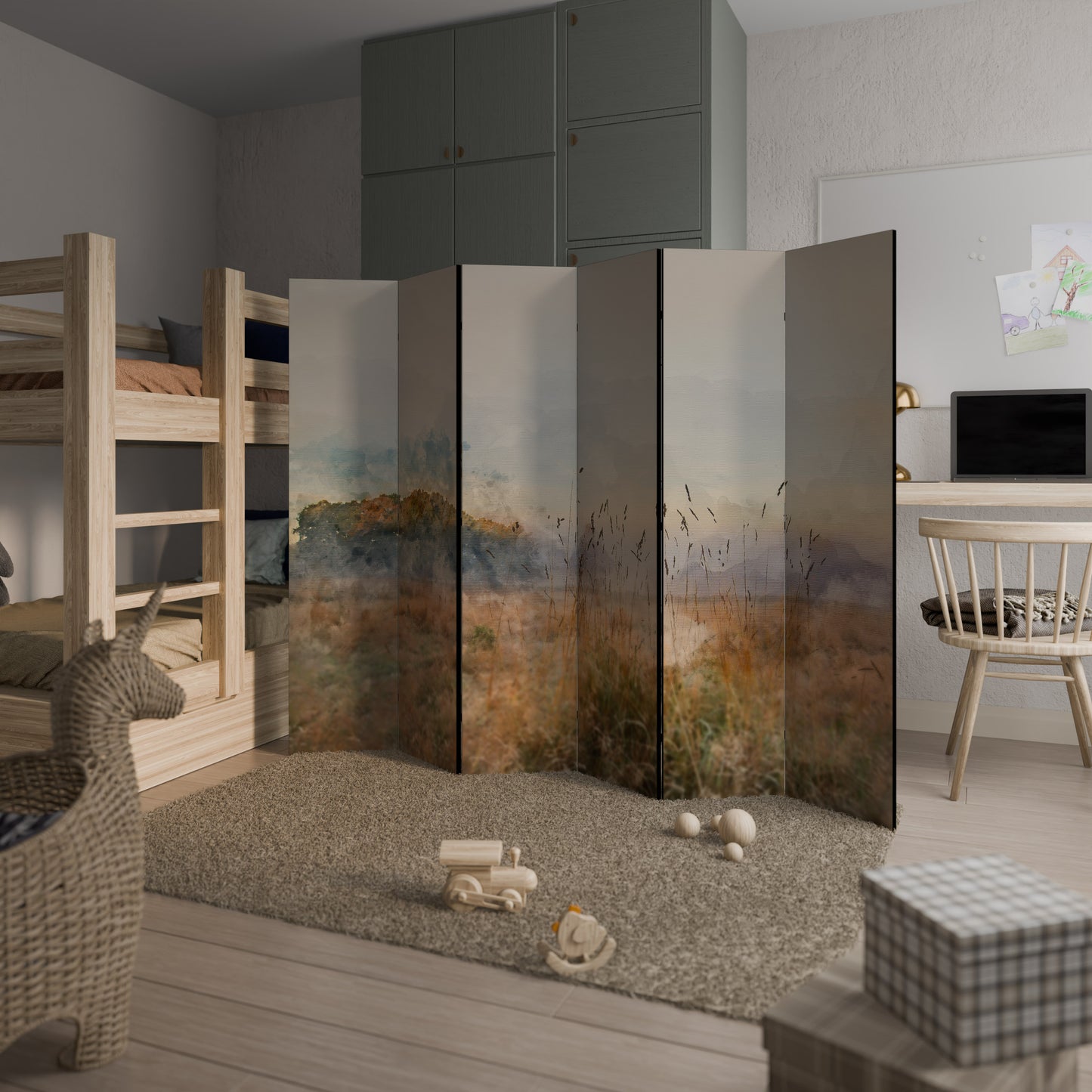 SUMMERTIME SADNESS - Divisorio decorativo per ambienti a 6 pannelli