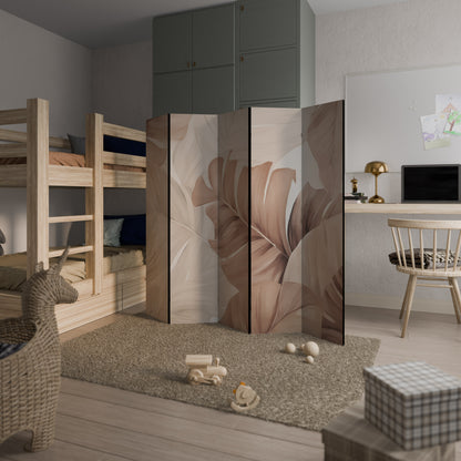 SOFT TONES OF FOLIAGE Decorative 5-Panel Room Divider