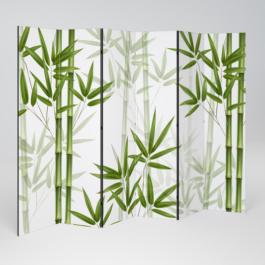 SERENE BAMBOO WHISPERS Divisorio decorativo per ambienti a 6 pannelli