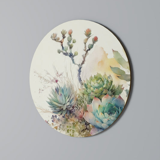 SECRET GARDEN Round Wall Art
