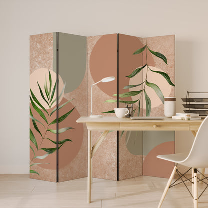 SENSUAL NATURE'S TAPESTRY Decorative 5-Panel Room Divider