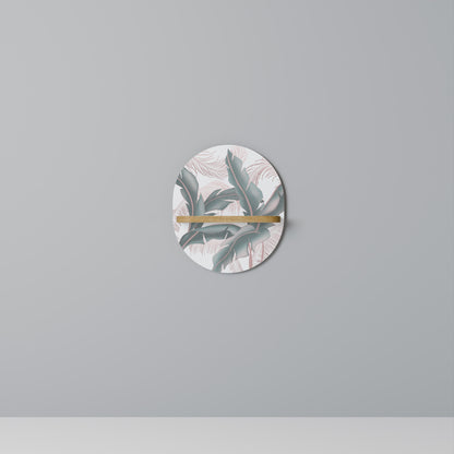 DELICATE BLISS Mensola Ovale Decorativa in Effetto Rovere