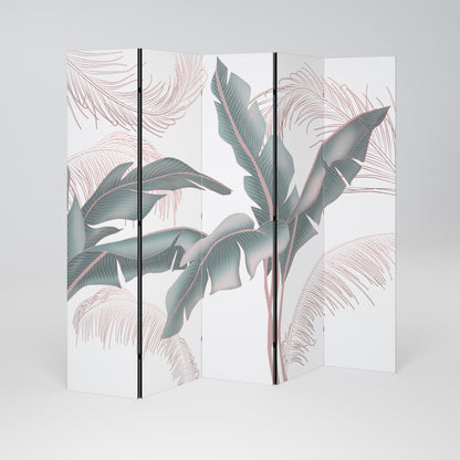 DELICATE BLISS Decorative 5-Panel Room Divider