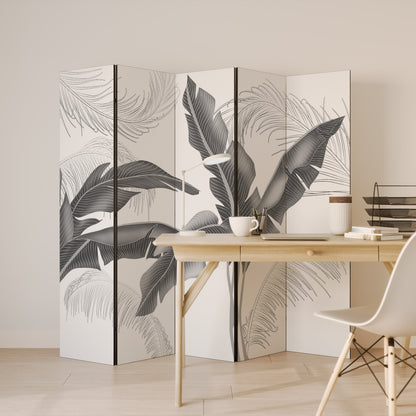 CALM ALLURE Decorative 5-Panel Room Divider