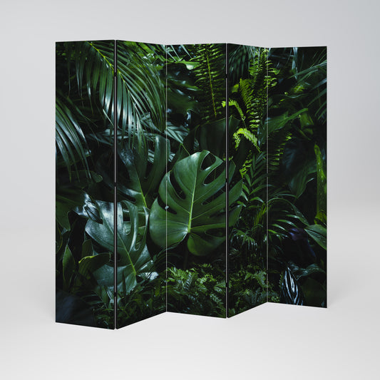 NATURE'S CLANDESTINE REVERIE Decorative 5-Panel Room Divider