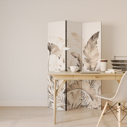 WILD TENDERNESS Decorative 3-Panel Room Divider