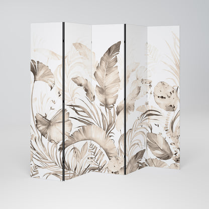 WILD TENDERNESS Decorative 5-Panel Room Divider