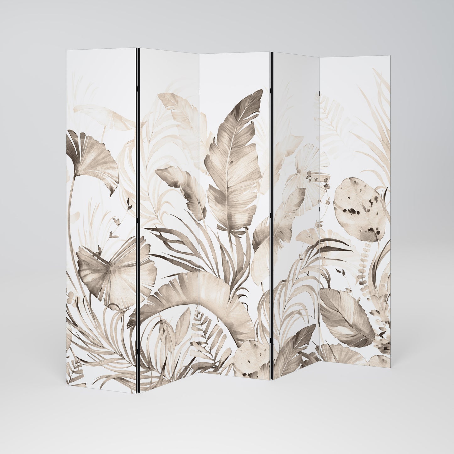 WILD TENDERNESS Decorative 5-Panel Room Divider