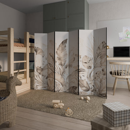 WILD TENDERNESS Decorative 6-Panel Room Divider