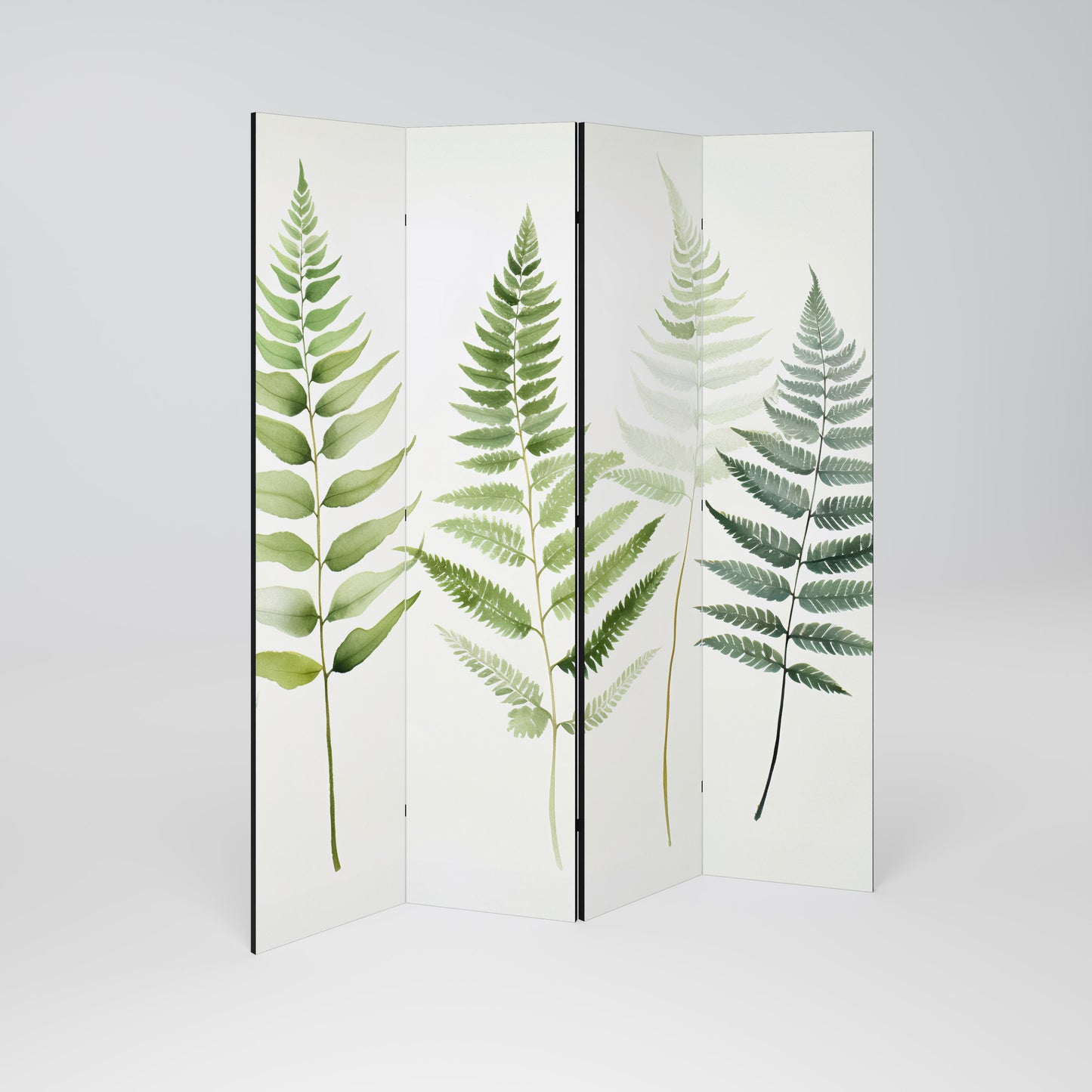FERN MAJESTY Decorative 4-Panel Room Divider