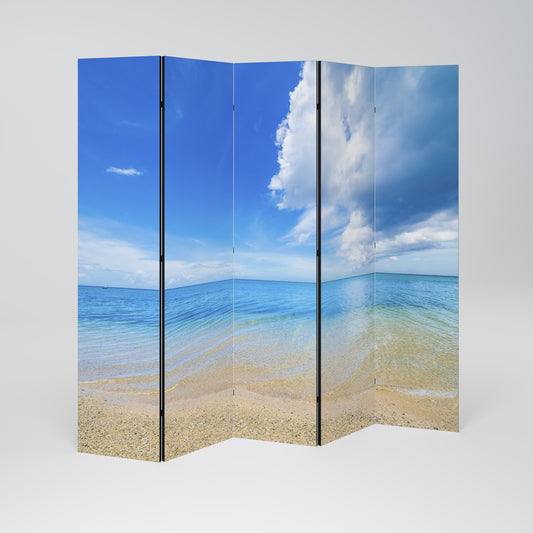 TIDES OF TIME Decorative 5-Panel Room Divider