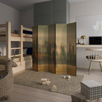 GILDING HOURS Decorative 5-Panel Room Divider