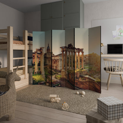 MERAVIGLIE DEL PASSATO Divisorio decorativo per ambienti a 6 pannelli