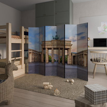 PILLARS OF MEMORY Divisorio decorativo per ambienti a 6 pannelli