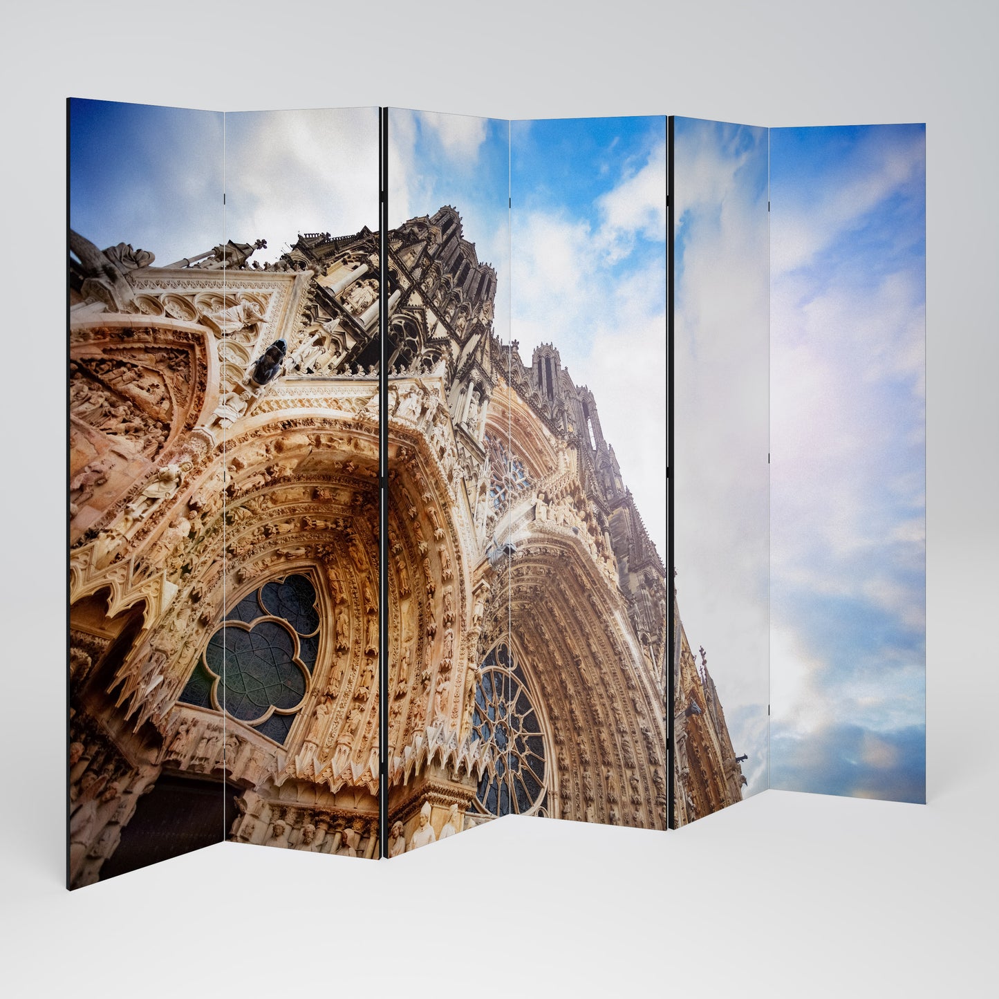 ANGOLI MISTICALI RIVELATI Divisorio decorativo per ambienti a 6 pannelli