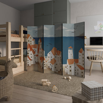 COASTLAND VILLAGE Divisorio decorativo per ambienti a 6 pannelli