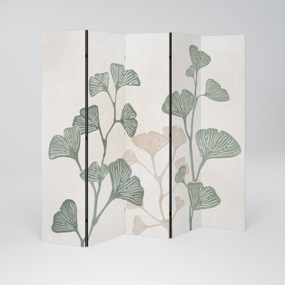 THE GOST OF GINKGO Decorative 5-Panel Room Divider
