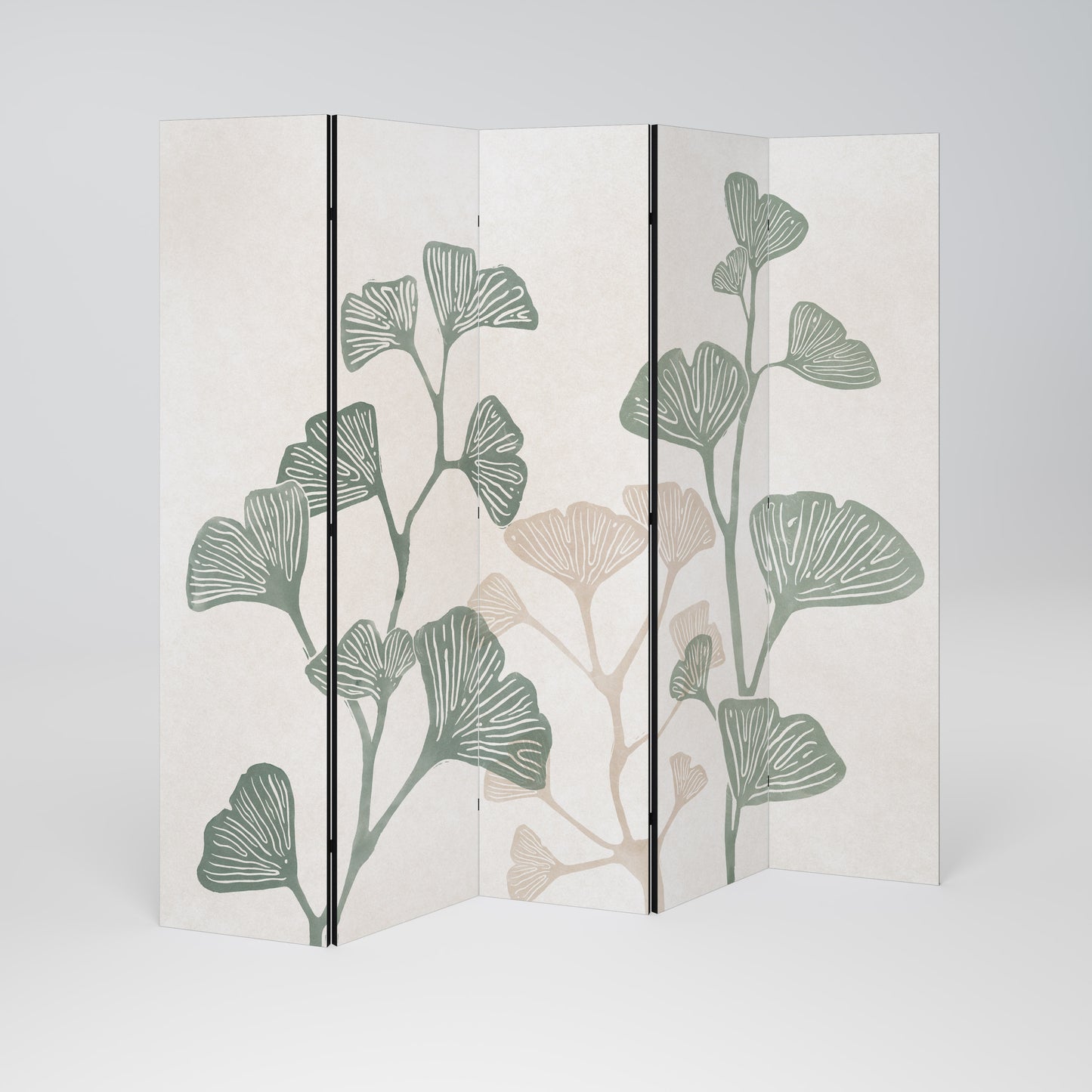 THE GOST OF GINKGO Decorative 5-Panel Room Divider