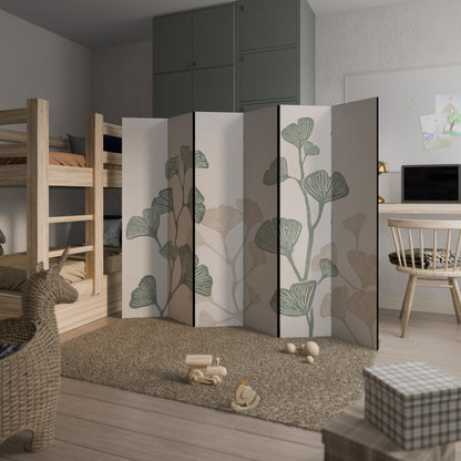 Divisorio decorativo per ambienti a 6 pannelli THE GOST OF GINKGO